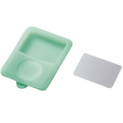 AVD-SCA3NGN (グリーン) [3rd iPod nano用保護フィルム付きシリコンケース]
