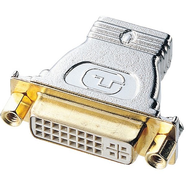 HDMIアダプタ DVI29pin/24pinメス-HDMIメス AD-HD04