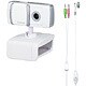 USB2.0接続 CMOS 130万画素 イヤフォンマイク付き Webカメラ PWC-130UAF