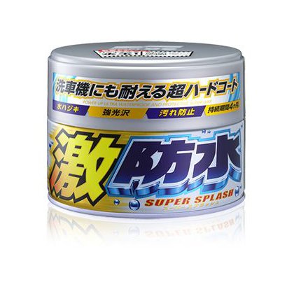 カーワックス（WAX） 激防水WAX パール&メタリック用 自動車塗膜の保護・艶出し用 スポンジ付属 内容量：300g 00344