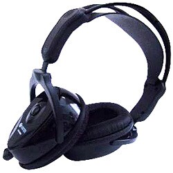 密閉ダイナミック型 巻き取り式ヘッドホン VTH-HD01 BK