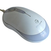 USB接続 オプティカルレインボーマウス ホワイト AMU2904AP