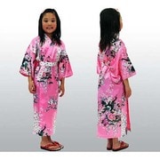 921 [ポリコドモ着物 くじゃく 45インチ ピンク]