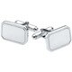 PN161-SS [カフス Rectangle Coined Edge Cufflinks]