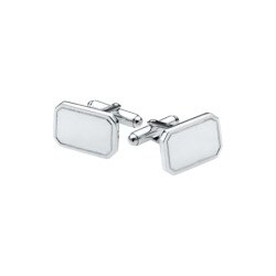PN161-SS [カフス Rectangle Coined Edge Cufflinks]