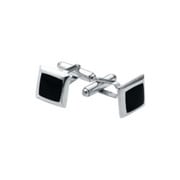 PN165-SS [カフス Square Ingot Onyx Cufflinks]