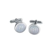 PN209-SS [カフス Mother Of Pearl Button Cufflinks]