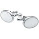 PN121-SS [カフス Coined Edge Oval Cufflinks]