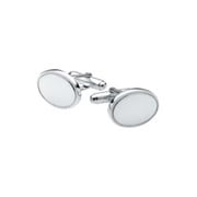 PN121-SS [カフス Coined Edge Oval Cufflinks]