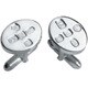 CUFF/F-SS [カフス Cufflinks Oval With Feature Hallmark]