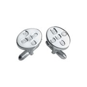 CUFF/F-SS [カフス Cufflinks Oval With Feature Hallmark]