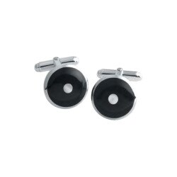 PN217-SS [カフス Onyx Dome Cufflinks]