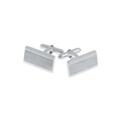PN281-SS [カフス Rectangular Engraved Cufflinks]