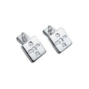CUFF/G-SS [カフス Cufflinks Square With Chain Feature Hallmark]