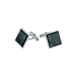 PN291-SS [カフス Black mother of pearl Cufflinks]
