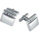 CUFF/Q-SS [カフス Cufflinks Cushioned Square Channel With Post - Feature Hallmark]