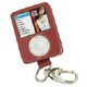 第3世代 iPod nano用レザーケース ホルダー付 スリーブタイプ レッド PALCIPDN3HS/RD