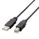 USB2.0ケーブル RoHS対応 1.0m ブラック USB2-ECO10