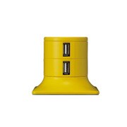 LAUNCH USB2.0ハブ 4ポート バスパワー専用 Sunny Yellow PH-D4-SY