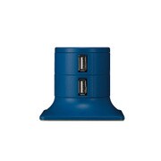 LAUNCH USB2.0ハブ 4ポート バスパワー専用 Denim Blue PH-D4-DB