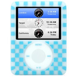NA307011-B （ブルー） [iPod nano 3rd用 シリコンケース] BONE NANO3 CUBE