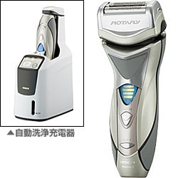 シェーバー（充電・交流両式） 洗浄機能付き　ゴールド ROTARY（ロータリーシェーバー） RM-TXC955[N]