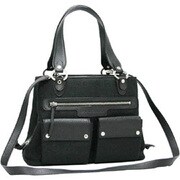 25163 MAXI LOGO/BLACK [手提げ]
