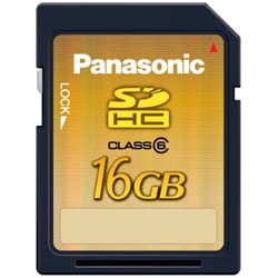 CLASS6対応 SDHCメモリーカード 16GB RP-SDV16GK1K