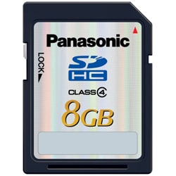 CLASS4対応 SDHCメモリーカード 8GB RP-SDM08GK1K