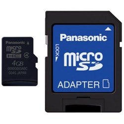 microSDHCカード 4GB アダプターセット RP-SM04GBJ1K