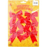 クリスマス リボン レッド6P [クリスマス用品]