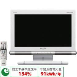 AQUOS（アクオス）22V型 地上・BS・110度CSデジタルハイビジョン液晶テレビ LC-22P1-W