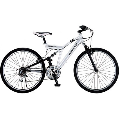 自転車（26型） ウイニングスノー ATB268 W-SUS SNOW WHITE