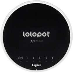 100BASE-TX対応 スイッチングハブ ブラック LAN-SW05ABK