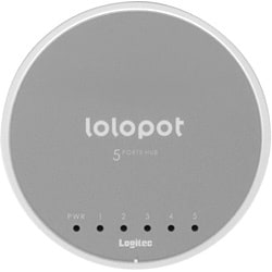 100BASE-TX対応 スイッチングハブ シルバー LAN-SW05ASV
