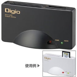 33メディア対応 USBカードリーダー/ライター ブラック CRW-12M33BK