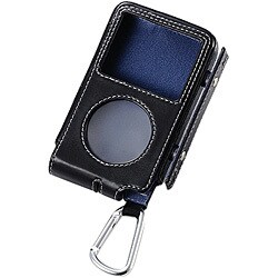 AVD-LCRA6G8BK (ブラック) [iPod classic 80G用 巻取りソフトレザーケース]