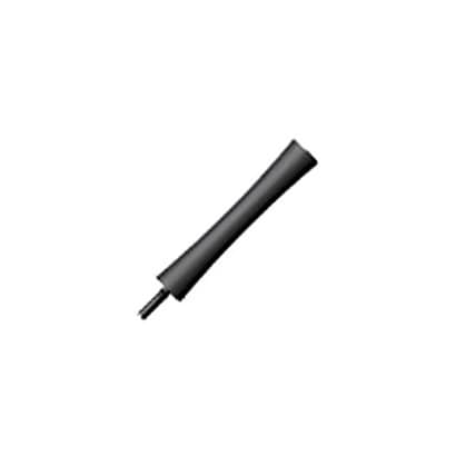 Q4DVent専用ポール 32mm径/180mm ブラック 1本 VP180/32
