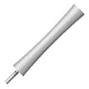 Q4DVent専用ポール 32mm径/180mm シルバー 1本 VP180/32MS