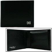 二つ折り財布 0593 BLK