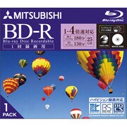 録画用BD-R追記型 Ver.1.2 1-4倍速 片面1層 25GB 1枚 インクジェットプリンタ対応 VBR130YP1
