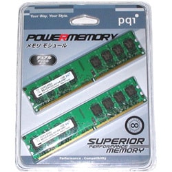 QD2800-1G2 [DDR2-800 1GB×2枚組 自作パソコン用メモリ]