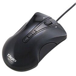 USB 光学式 チルトホイールマウス ブラック MUS-UKF52BK