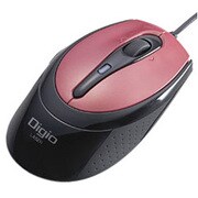 USB 5ボタンレーザーマウス レッド MUS-ULF56R