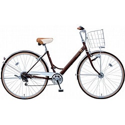 自転車（26型） B-PTN663T（チョコブラウン） プレタポルテ