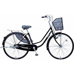 自転車（26型） B-MAW615B（ピュアブラック） マースW・ガチガチロック（変速機なし）