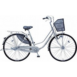 自転車（27型） B-MAW735S（プラズマシルバー） マースW・ガチガチロック（内装3段変速）