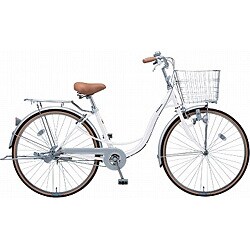 自転車（26型） B-ATF61F（GCホワイト） アーネスト・ファッション(変速機なし）