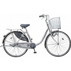 自転車（24型） B-LTU415S（シャトルシルバー） ロックトップU・ガチガチロック