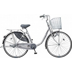 自転車（26型） B-LTU635S（シャトルシルバー） ロックトップU・ガチガチロック(内装3段変速）